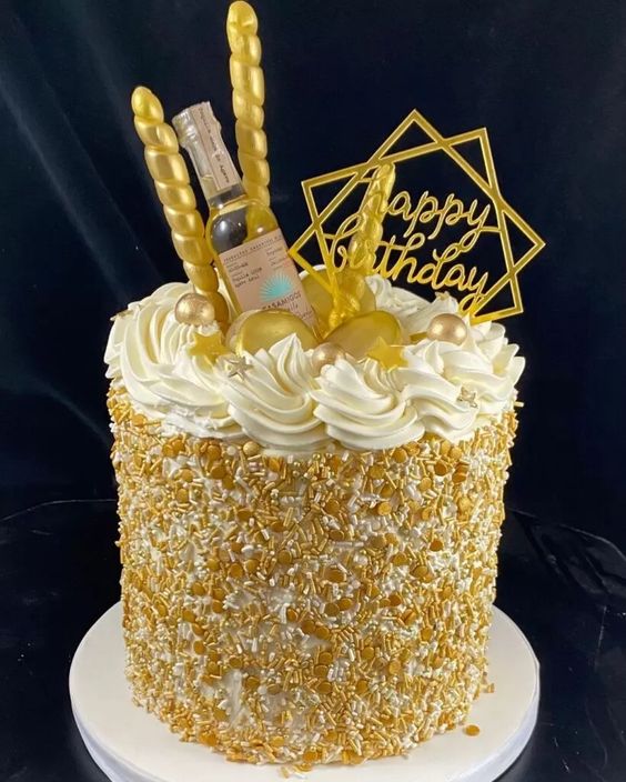 oreo birthday cake golden